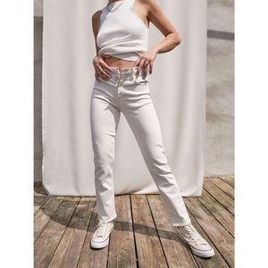 MOTHER Tomcat Ankle Fray Jeans